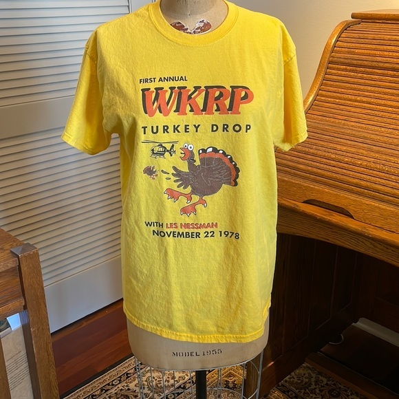 Tops Vintage Wkrp Turkey Drop Tee Shirt Poshmark